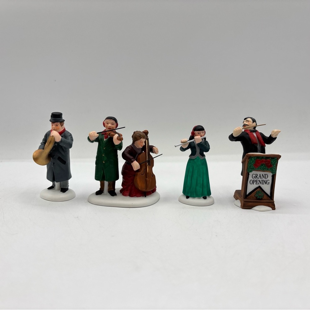 Department 56 1994 Vintage Heritage Village Chamber Orchestra Set Of 4 5884-0‎